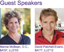 Marnie McBean and David Pathcehll-Evans will be guest speakers at this event